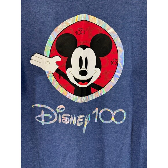 Disney’s Men’s XL 100 Years of Wonders Double Sided Graphic T Shirt Anniversary - Picture 2 of 5